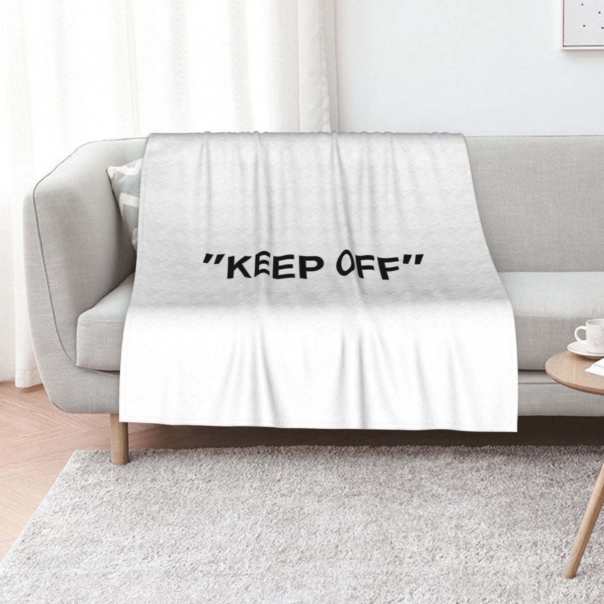 3D Printing Quotation - KEEP OFF Quotation Throw Blanket Luxury