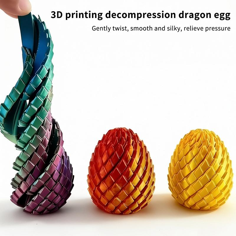 3D Printing Egg - 3D Printed Dragon Egg Fidget Toy