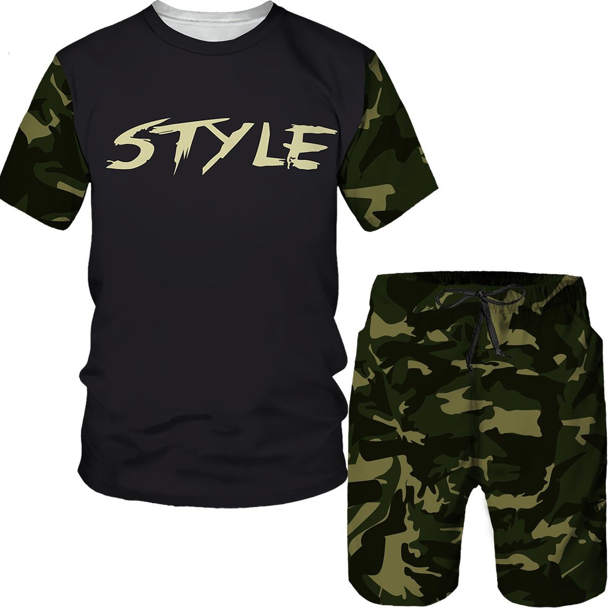 3D Printing Custom - Camouflage Men's Suits Camo 3D Print