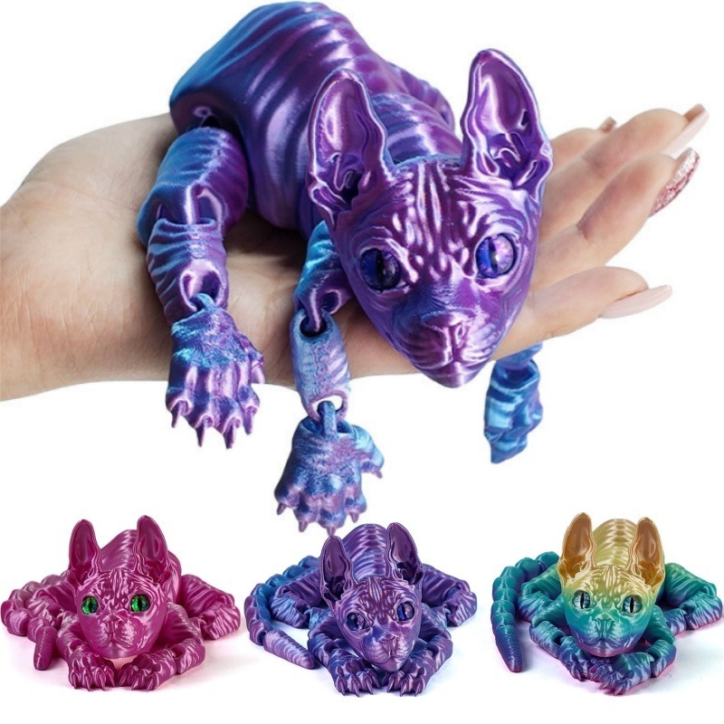 3D Printing Egg - 3D Printed Sphynx Cat Animals Toy
