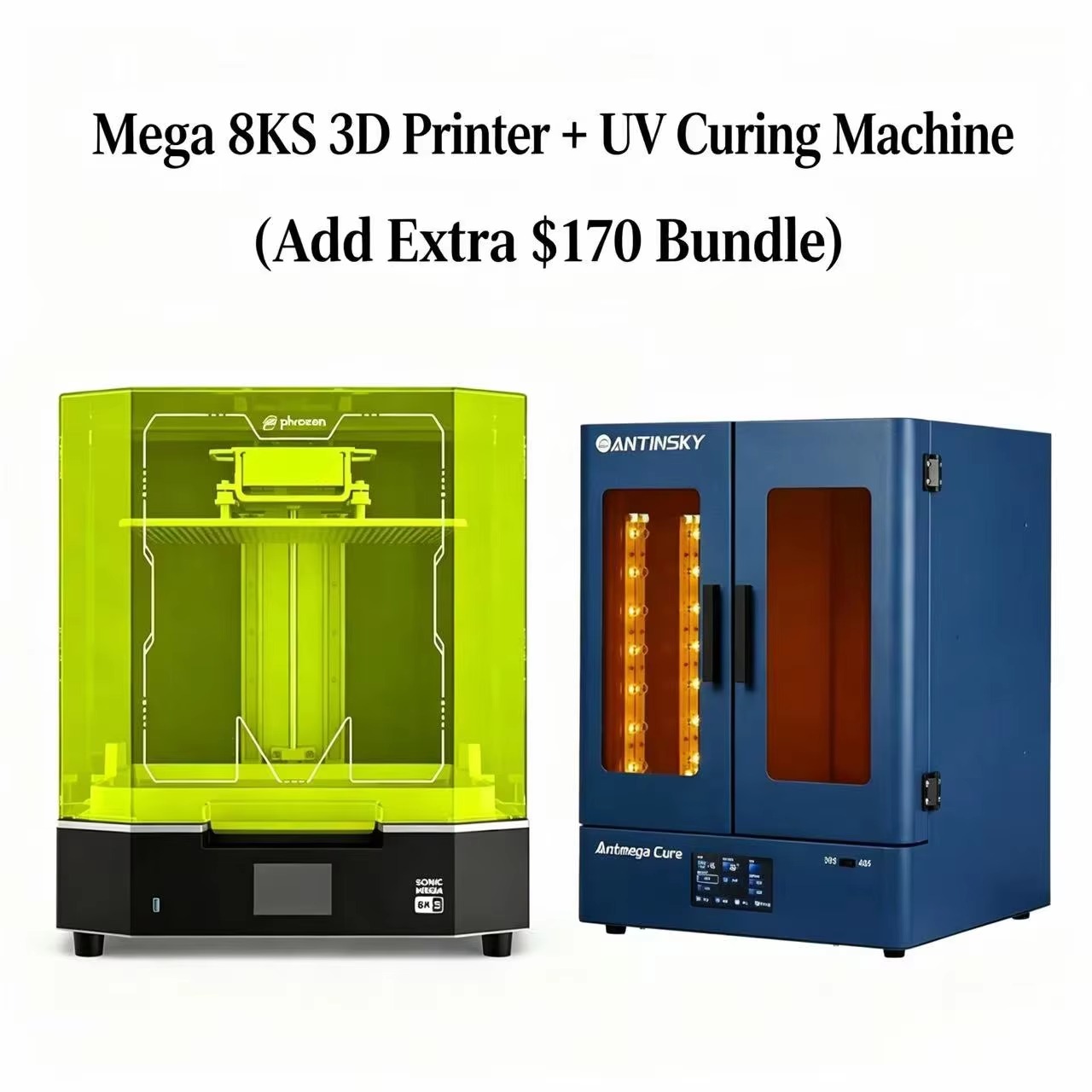 Resin Curing Station - ANTINSKY Antmega Cure Large‑Format UV Post‑Curing