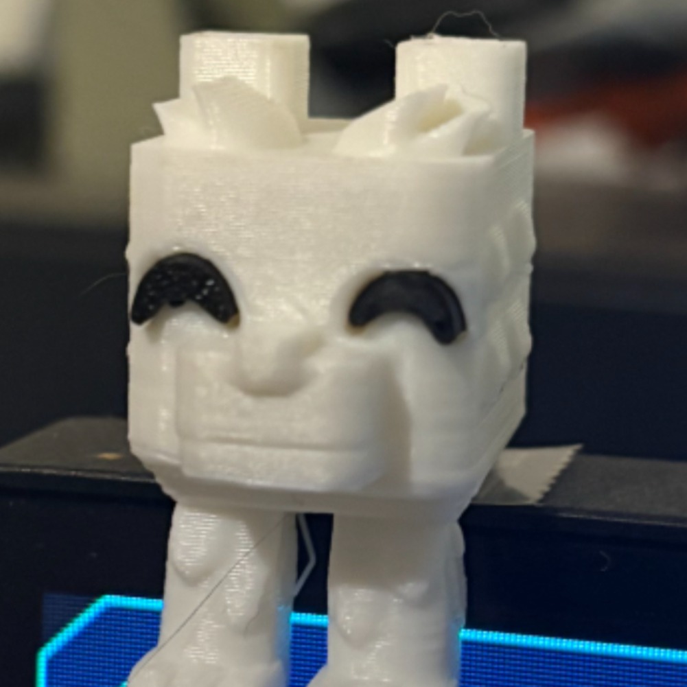 Cute Creeper Dog Computer Moni - 3D Printing Laptop review and price
