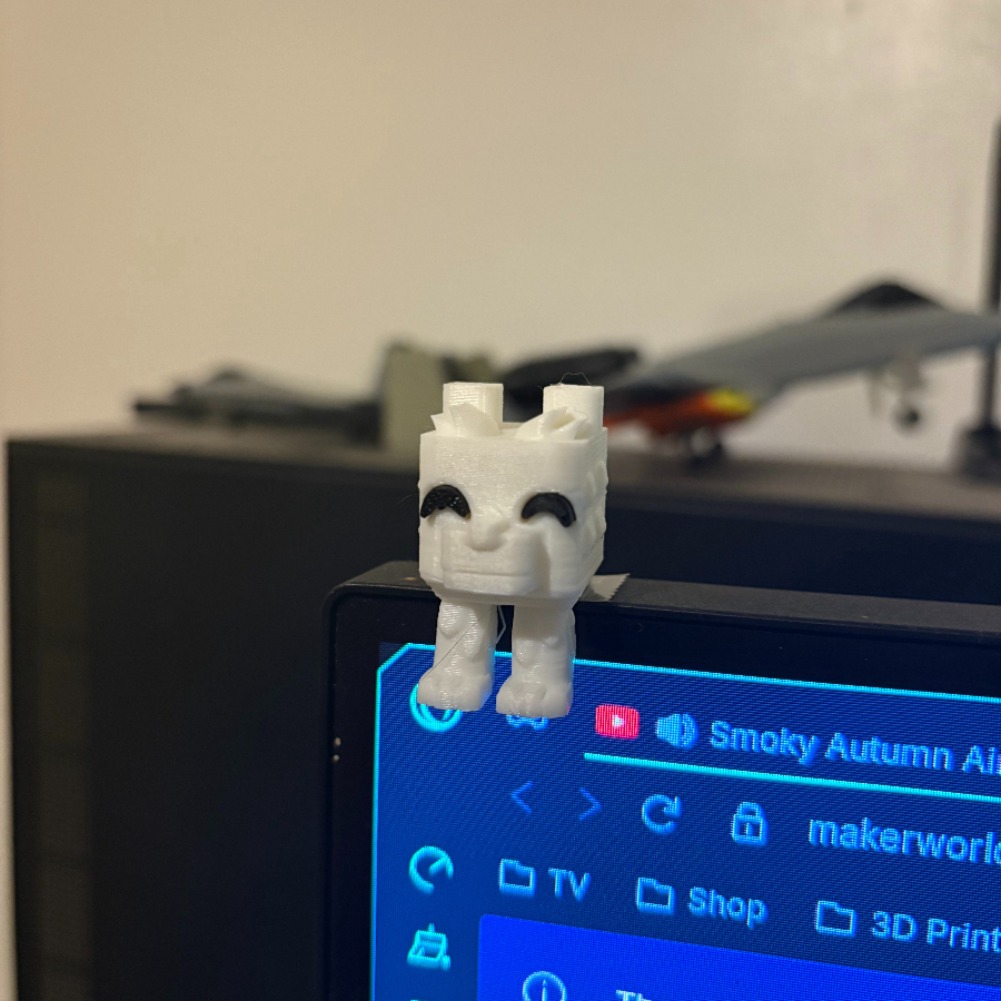 Cute Creeper Dog Computer Moni - 3D Printing Laptop review and price