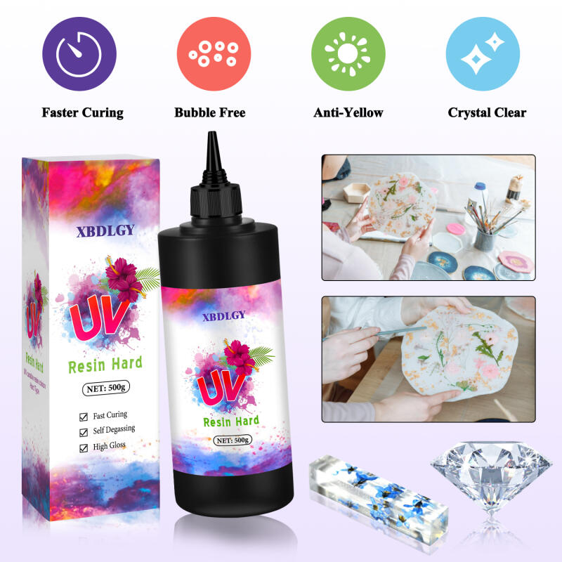 200g/250g/500g UV Resin Hard G - Resin Curing Station review and price