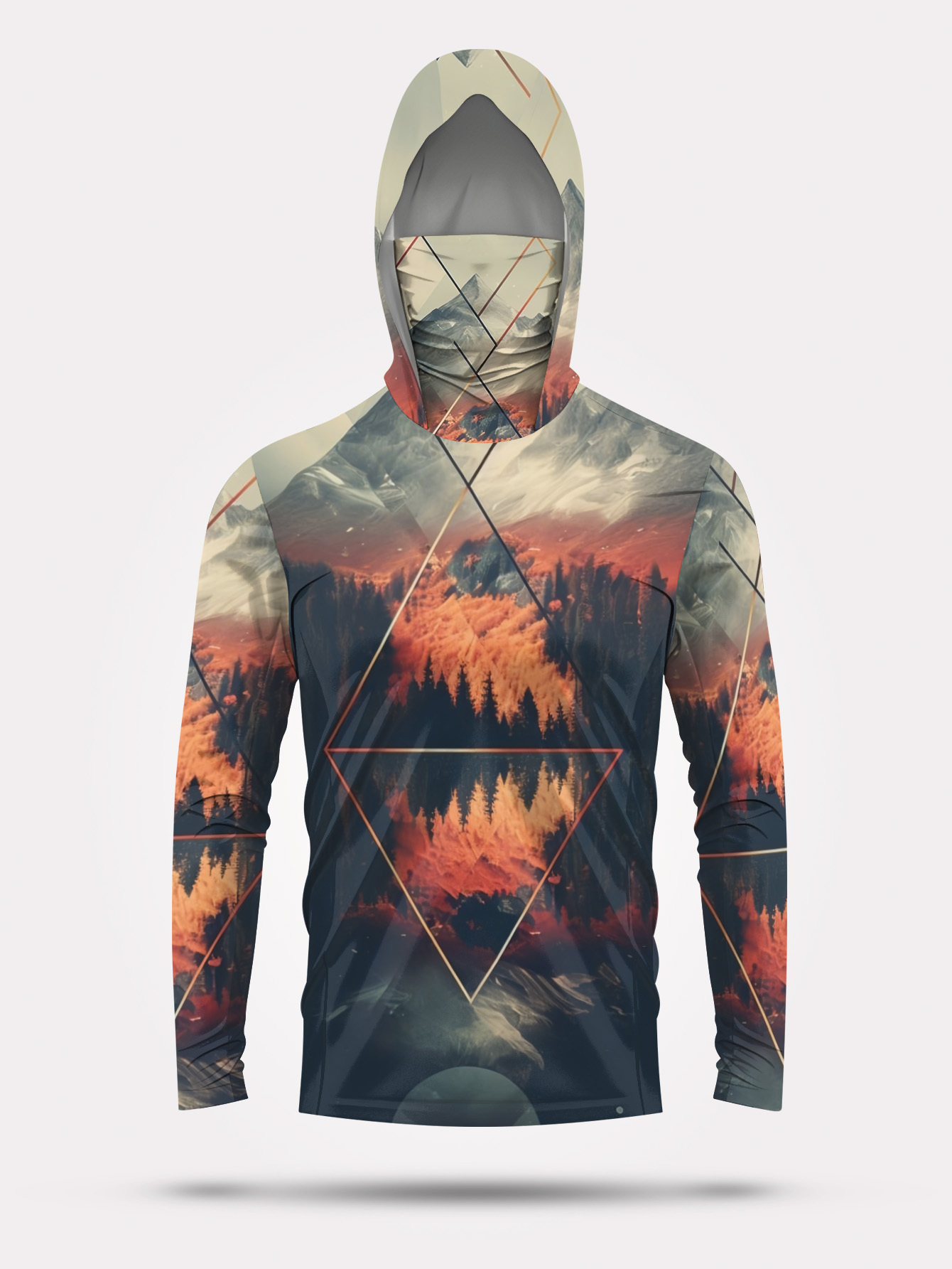 Outdoor Men's Fishing Hoodie B - 3D Printing Mask review and price