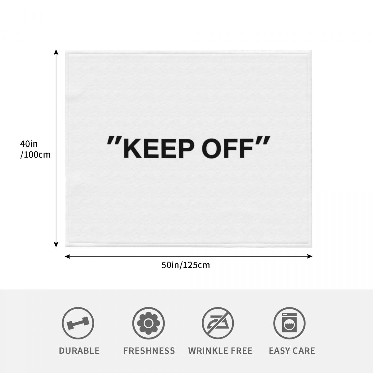 KEEP OFF Quotation Throw Blank - 3D Printing Quotation review and price