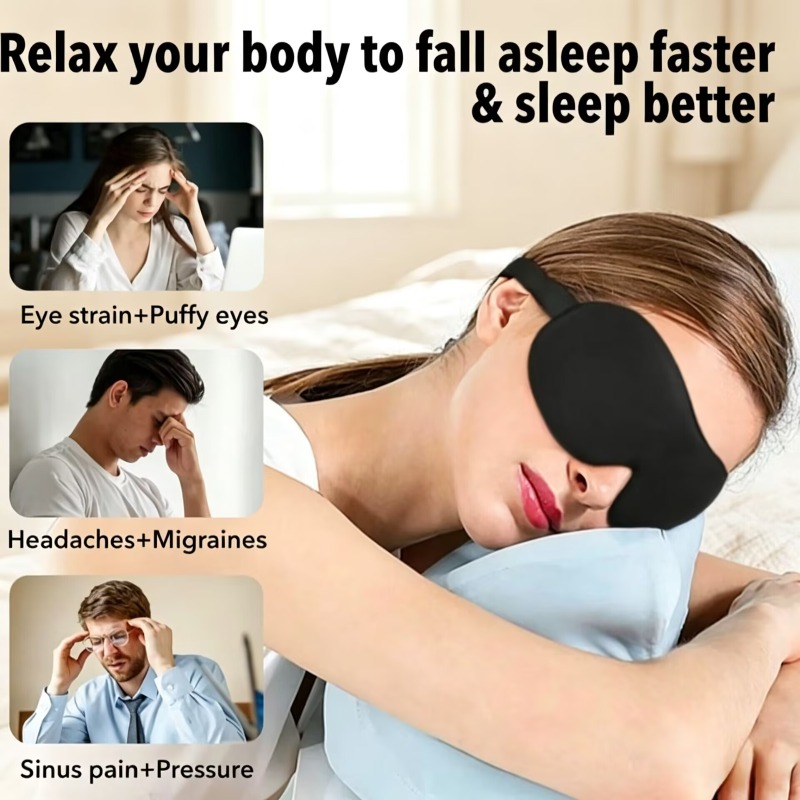 3D Sleep Mask Blindfold 2pcs S - 3D Printing Mask review and price