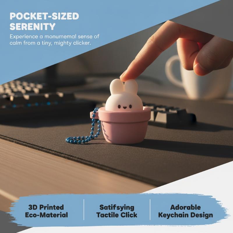 New！3D Printed Keycap Clicker  - 3D Printing Rabbit review and price