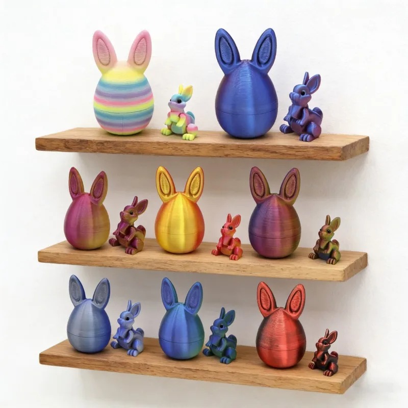 Easter Bunny Ornament 3D Print - 3D Printing Rabbit review and price