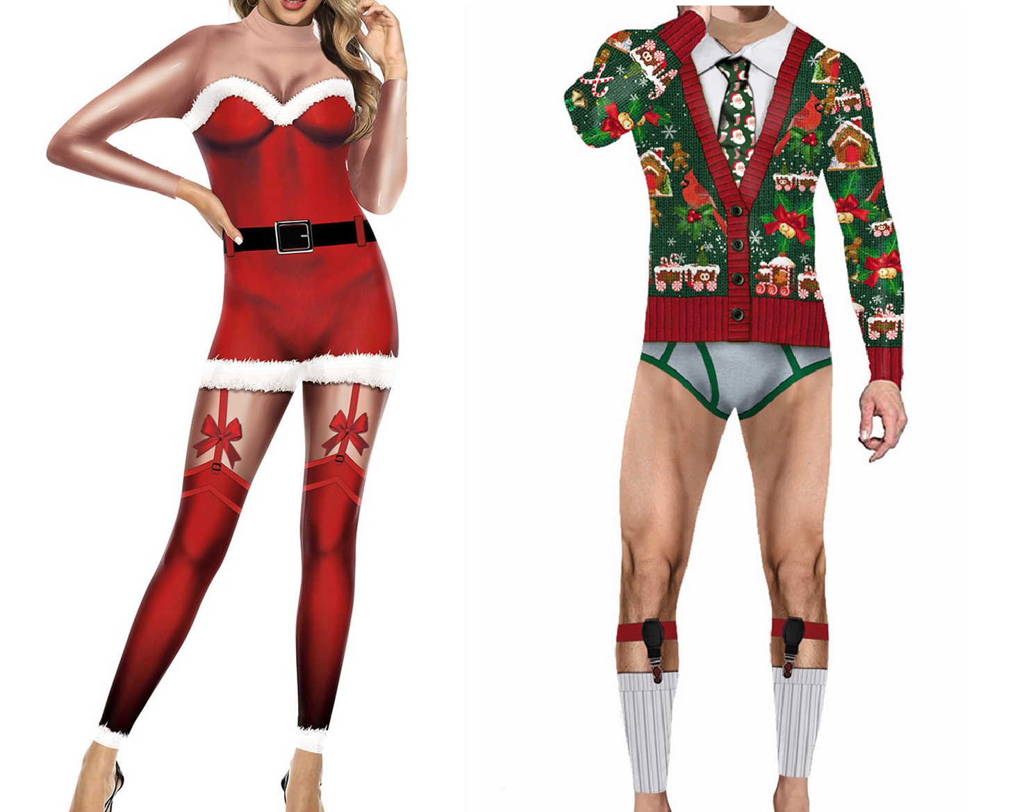 Women Men Ugly Christmas Costu - 3D Printing Xmas review and price