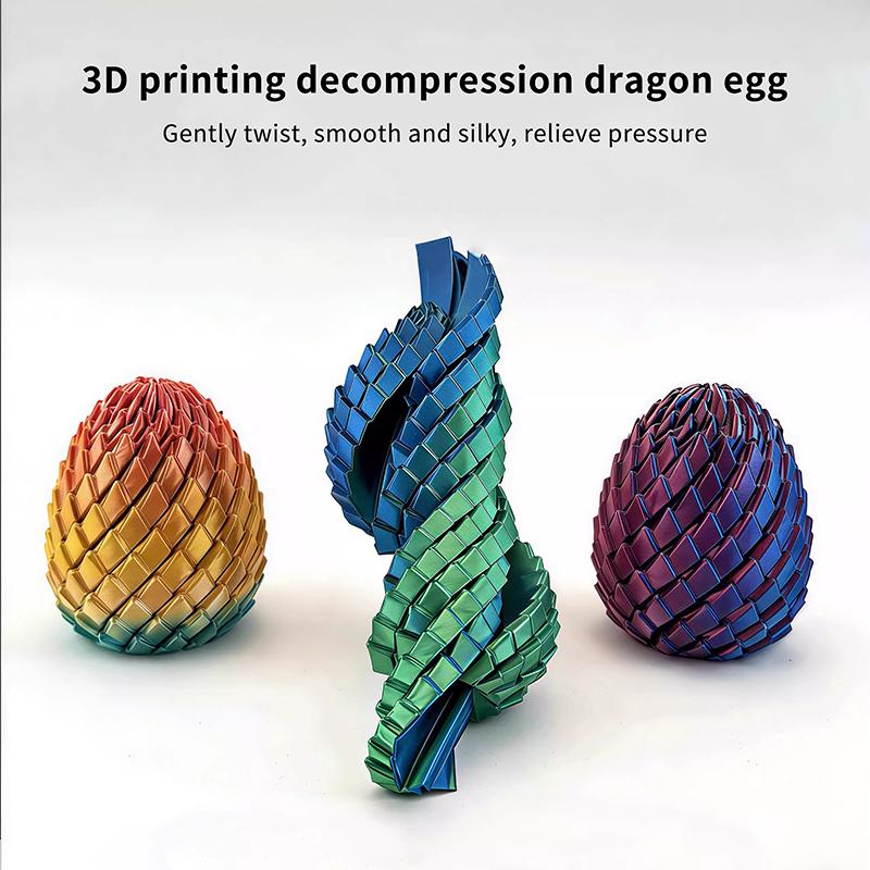 3D Printed Dragon Egg Fidget T - 3D Printing Egg review and price