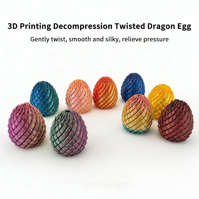 3D Printed Dragon Egg Fidget T - 3D Printing Egg review and price
