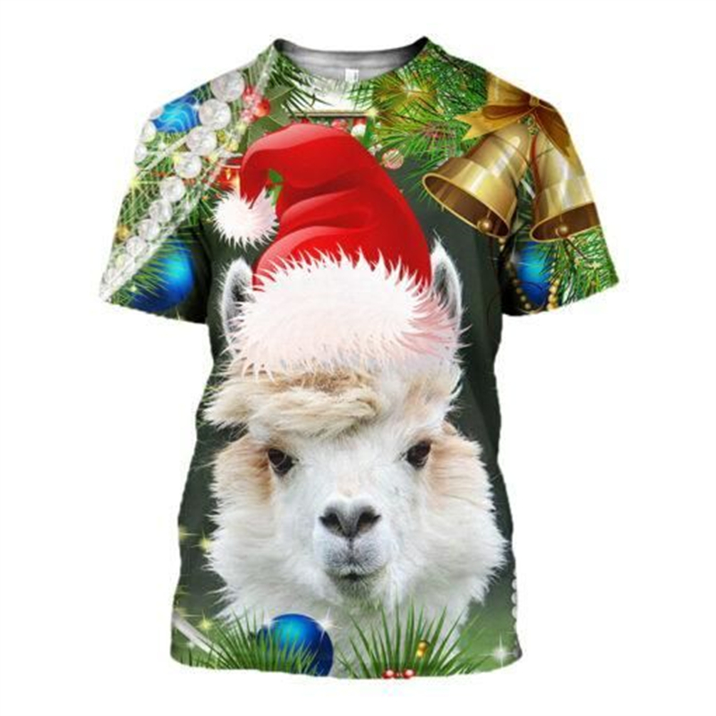 New 3D Xmas Animals Funny T Sh - 3D Printing Xmas review and price