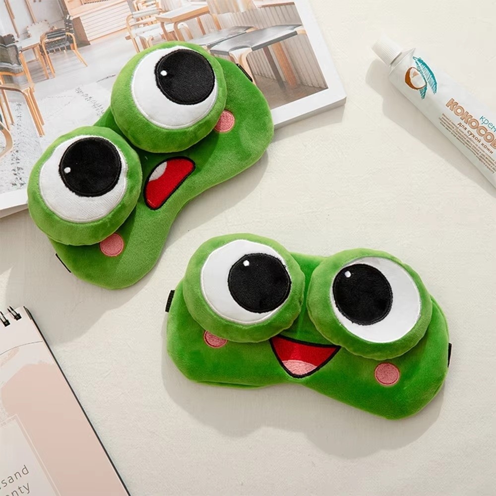 Lovely Cartoon Frog Sleep Eye  - 3D Printing Mask review and price