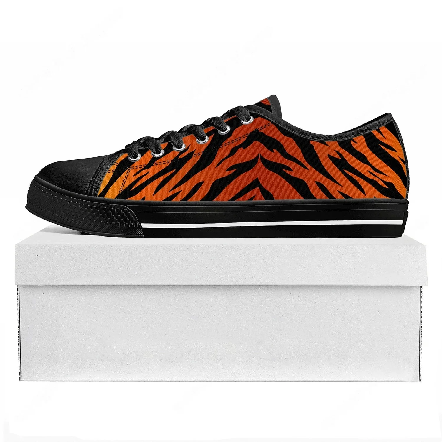 Tiger Stripe 3D Print Low Top  - 3D Printing Custom review and price
