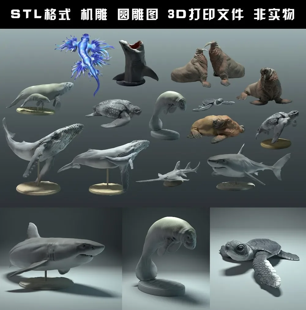 animals, polar bear, takin, wo - 3D Printing File Stl review and price
