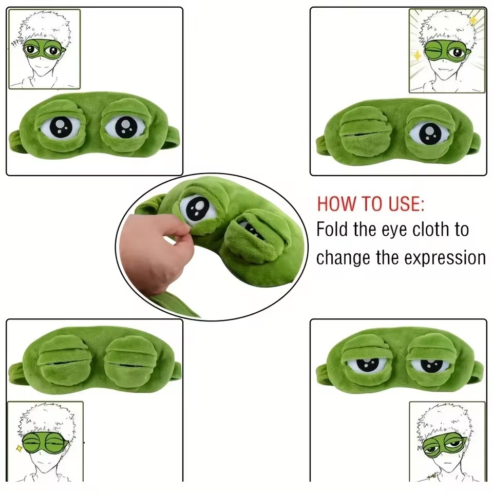 3D Frog Sleep Mask Natural Sle - 3D Printing Mask review and price