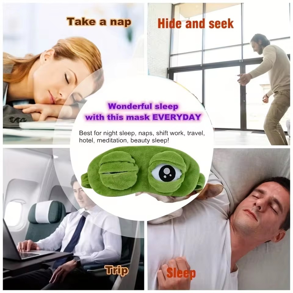 3D Frog Sleep Mask Natural Sle - 3D Printing Mask review and price