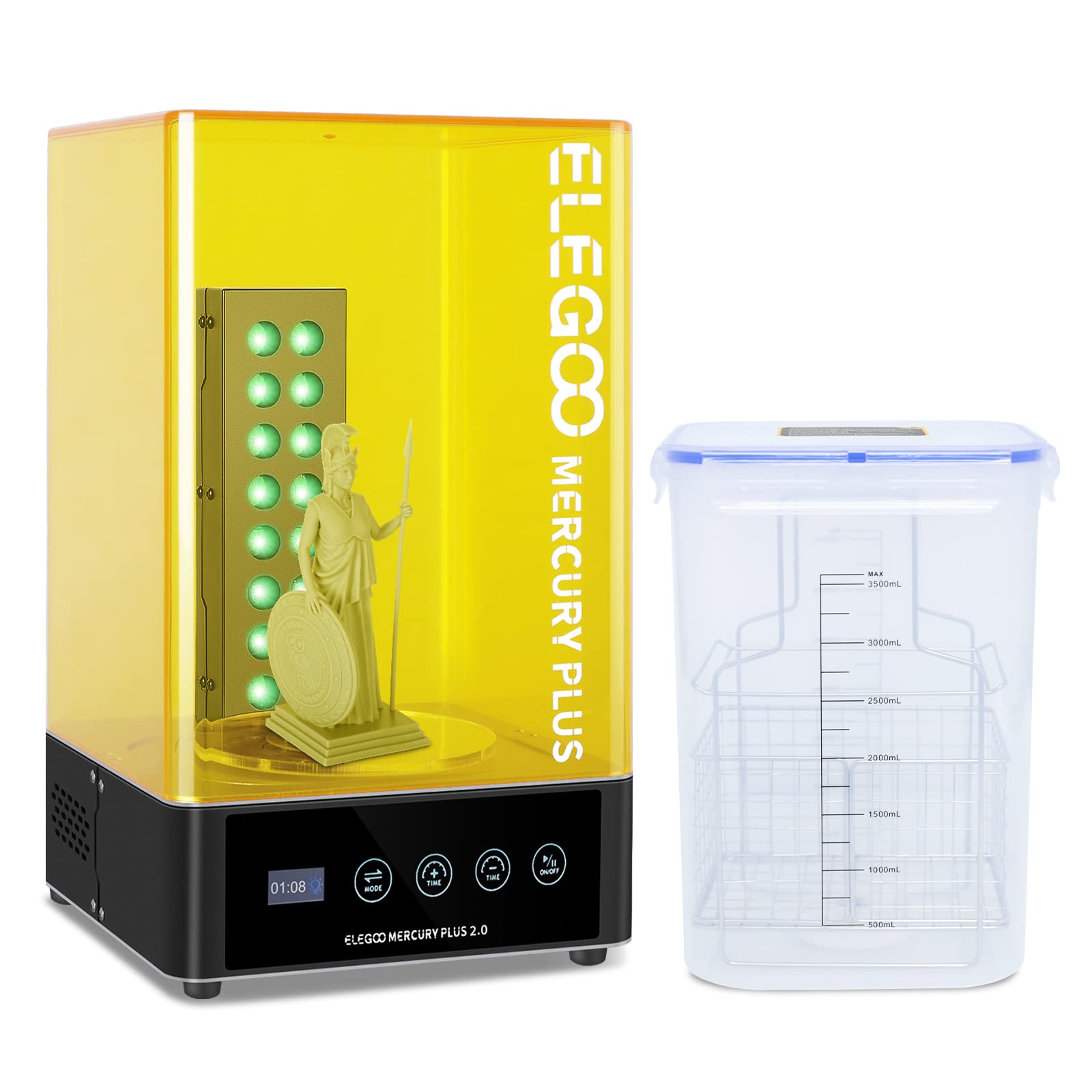 ELEGOO   Plus 2.0 Wash and Cur - Resin Curing Station review and price