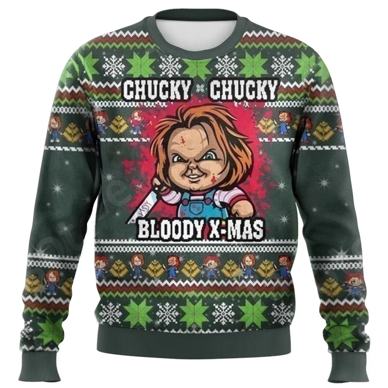 Fashion Chucky Graphic Ugly Ch - 3D Printing Xmas review and price