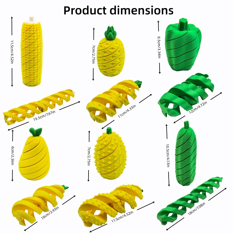 3D Printed Fruit and Vegetable - 3D Printing Household Items review and price